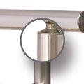 SM07011 - Perfil tapa columna redonda aluminio inox